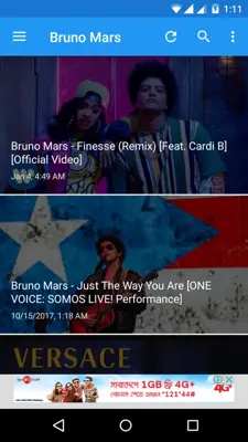 Bruno Mars android App screenshot 0