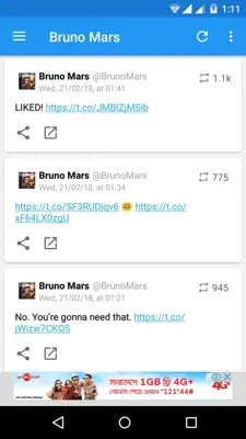 Bruno Mars android App screenshot 3