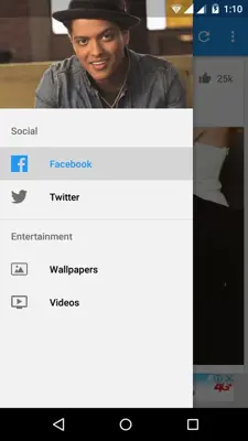 Bruno Mars android App screenshot 7